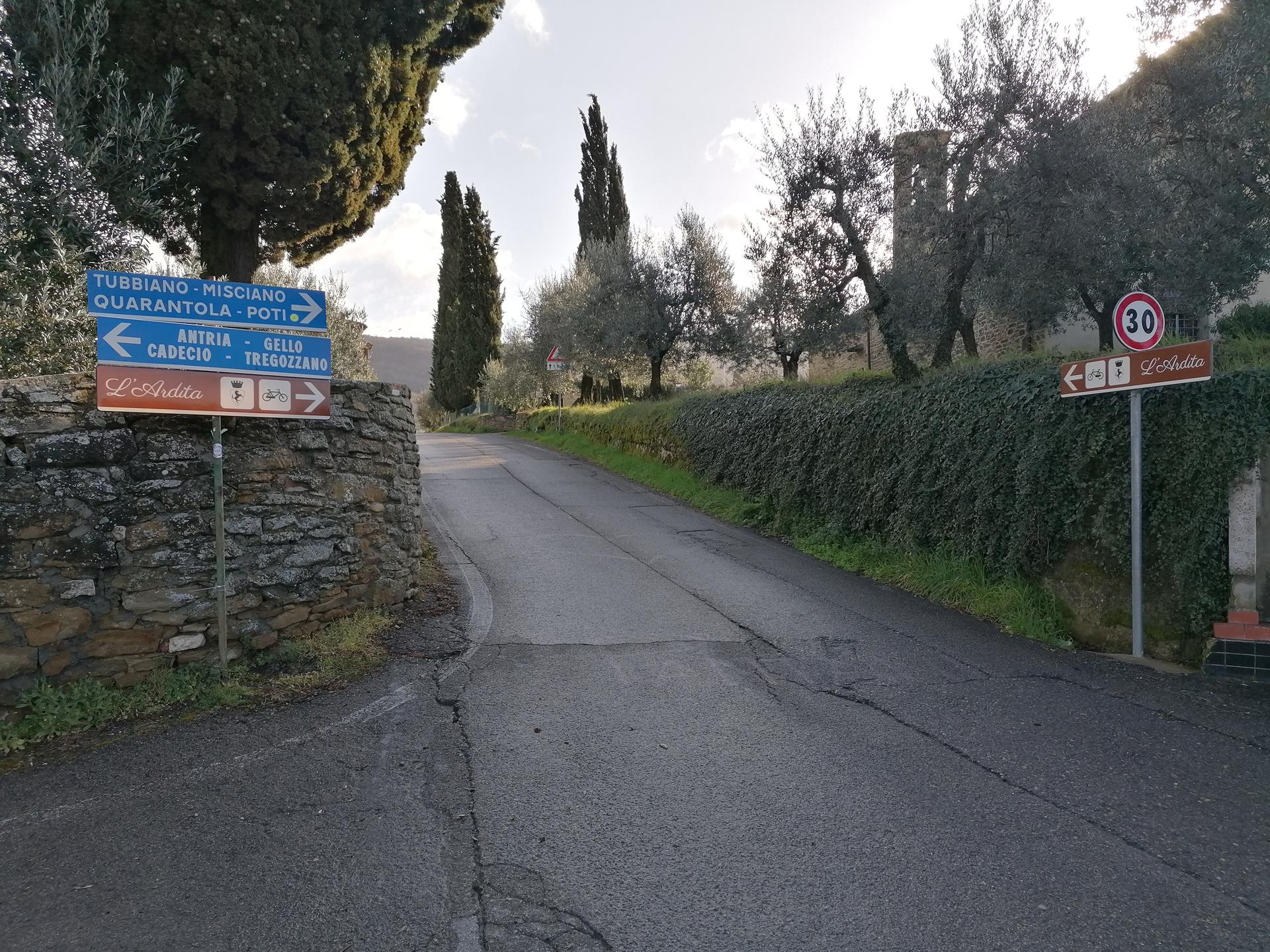 L'Ardita, in provincia di Arezzo